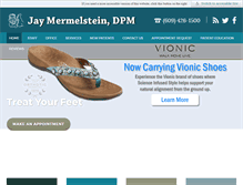Tablet Screenshot of drjaymermelstein.com